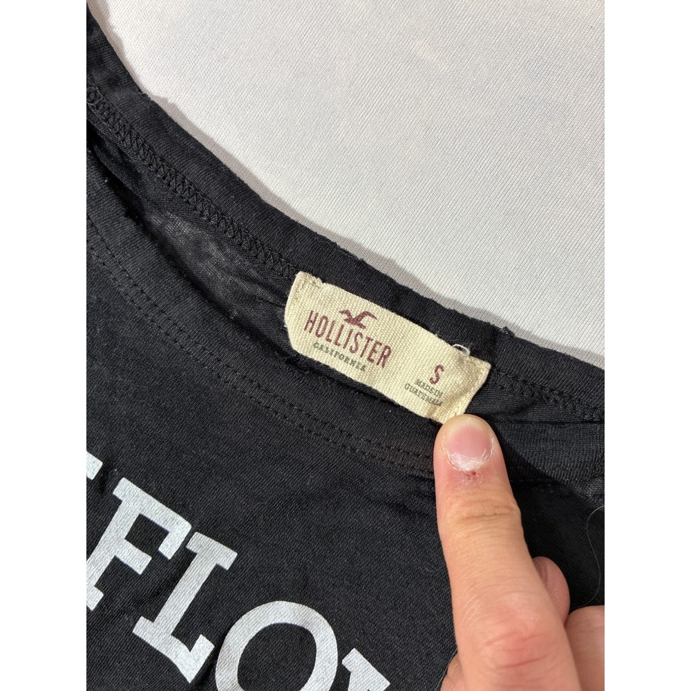 Hollister Pink Floyd Dark Side of the Moon Graphic Tee‎ Black Small S Rock Band - Picture 2 of 4